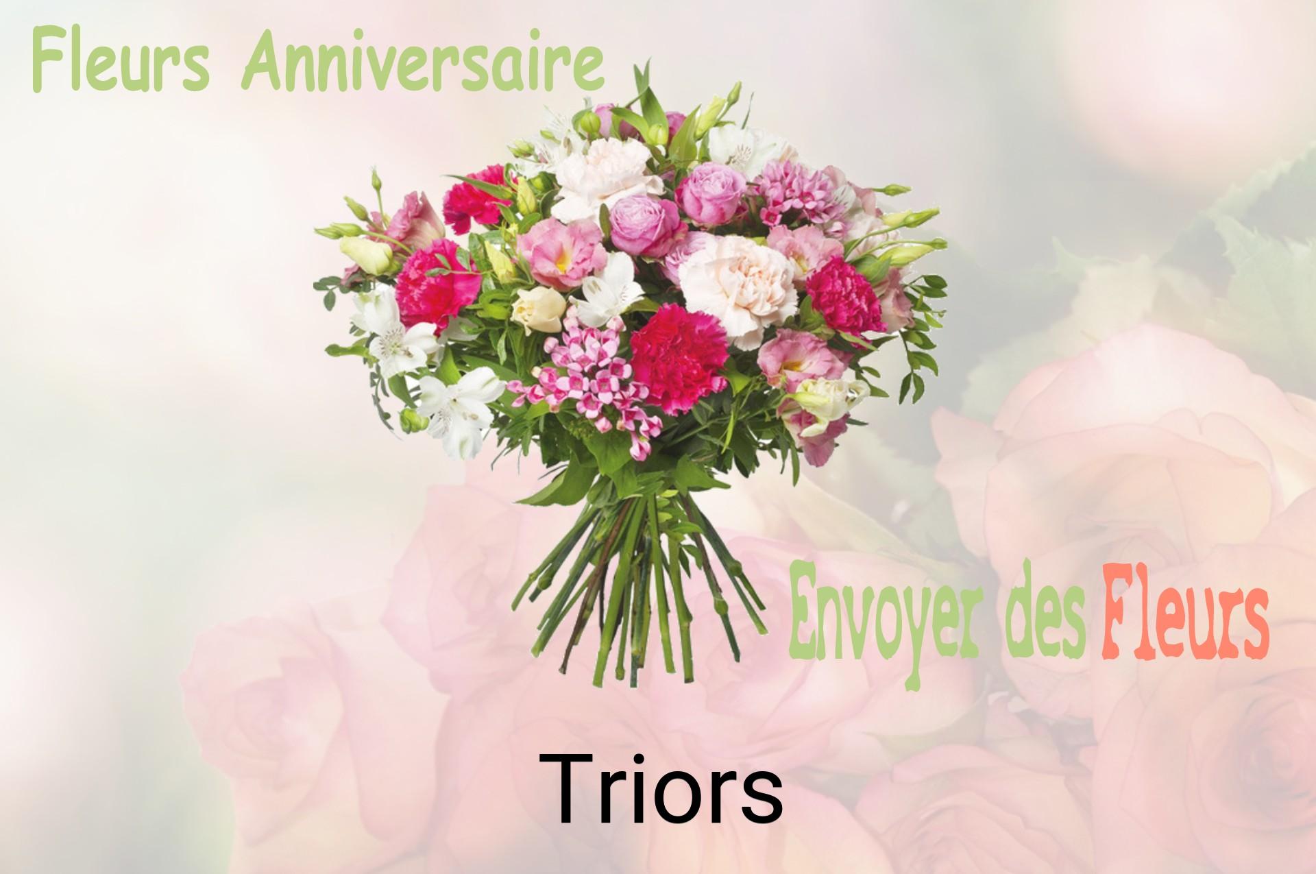 Bouquet de fleurs d’anniversaire livré à Triors